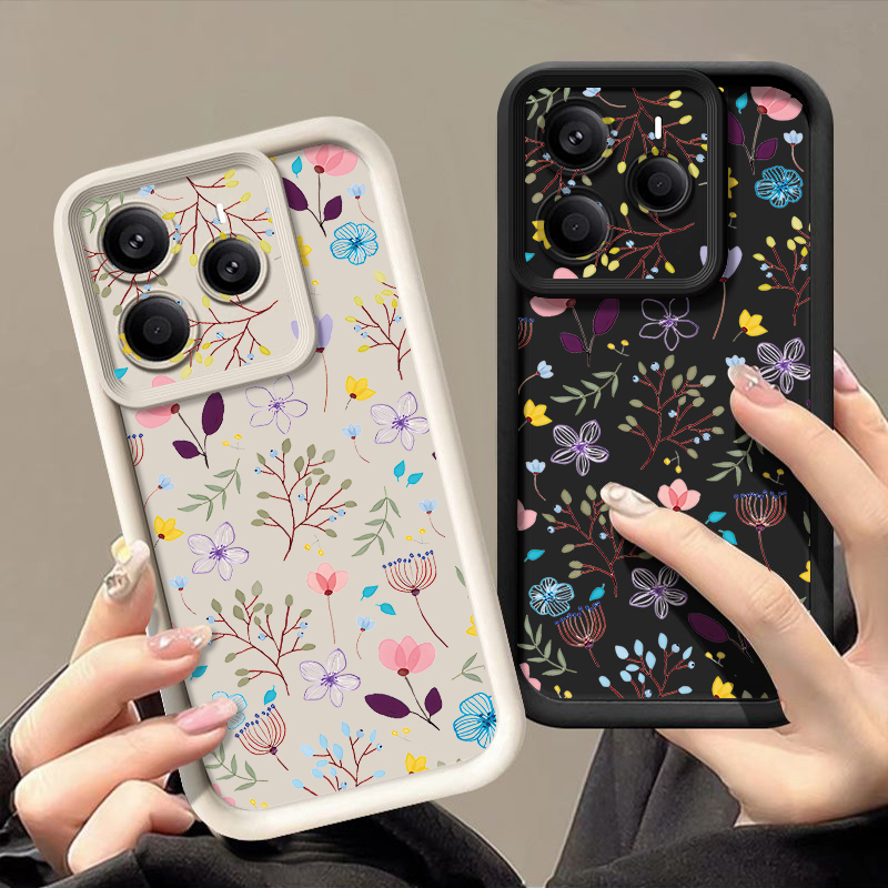 Xiaomi Phone Accessories - Small Flower Pattern Phone Case For