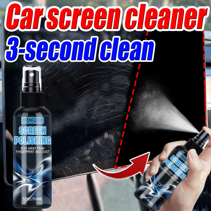Screen Cleaner Spray - Professional Car Screen Cleaner - One