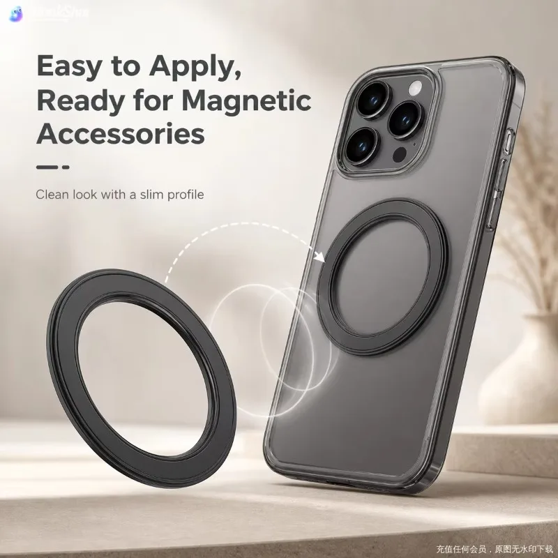 Phone Accessories Hooks - For Magsafe Strong Magnetic Ring Phone