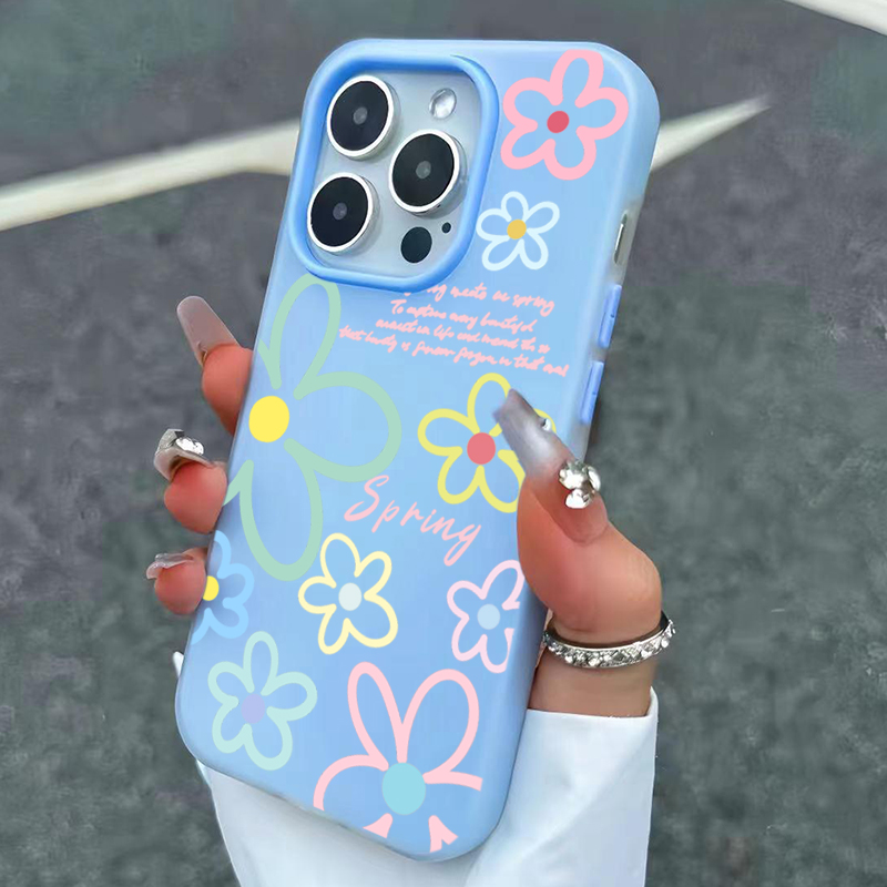 Xiaomi Phone Accessories - Bumper Spring Flower Pattern Phone Case