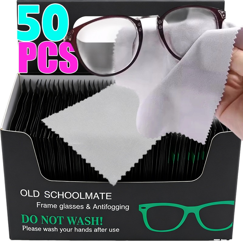 Screen Cleaner Spray - Reusable Anti-Fog Suede Glasses Cloth Microfiber