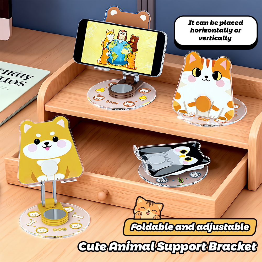 Cute Animal Phone Stand 360 Ro - Phone Accessories For Teen Girls 评论和价格