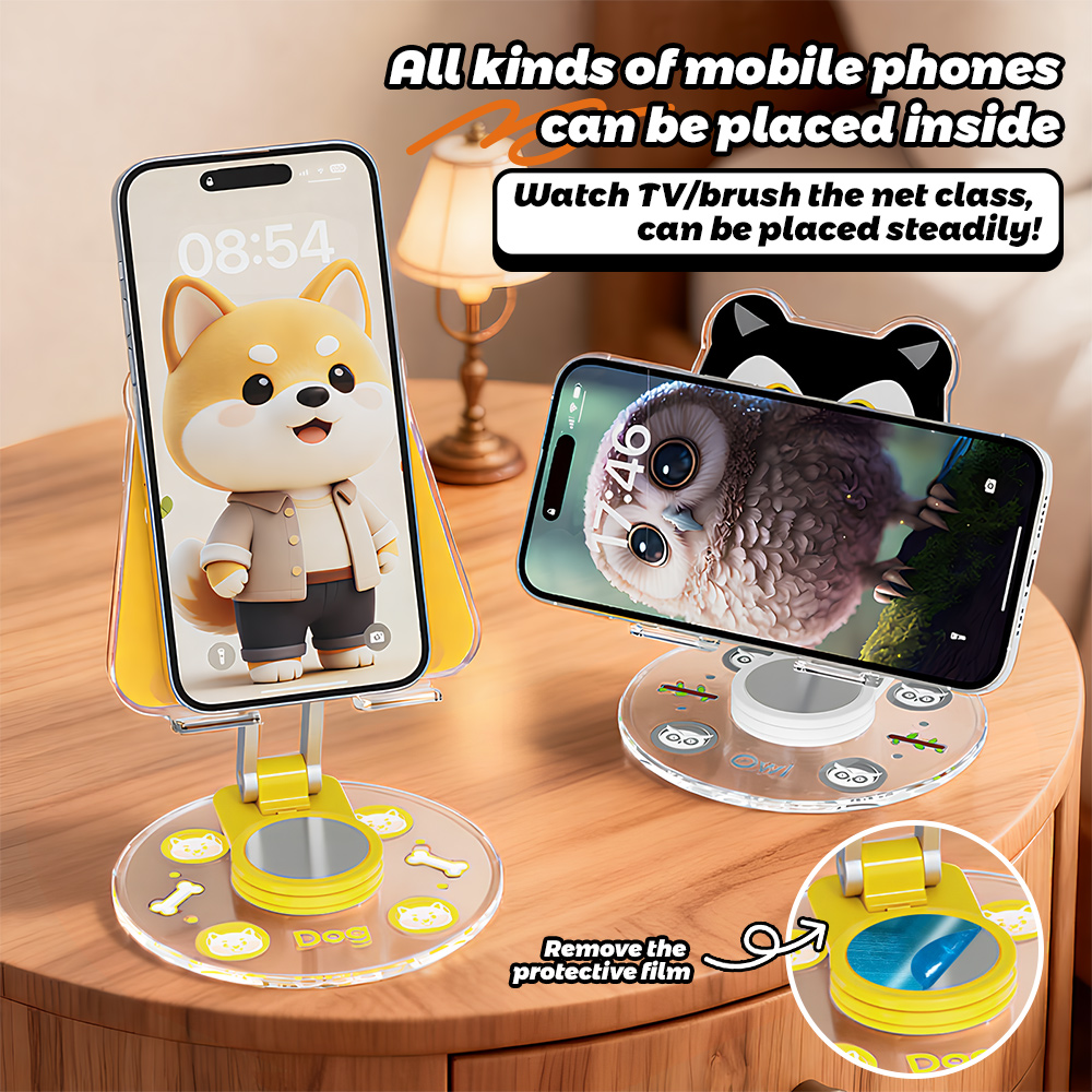 Cute Animal Phone Stand 360 Ro - Phone Accessories For Teen Girls 评论和价格
