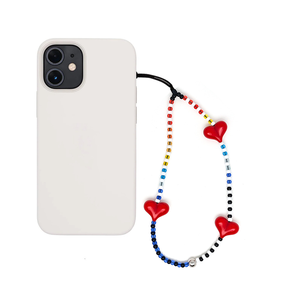 HERLOOK Y2K Beaded Heart Phone - Phone Accessories For Teen Girls 评论和价格