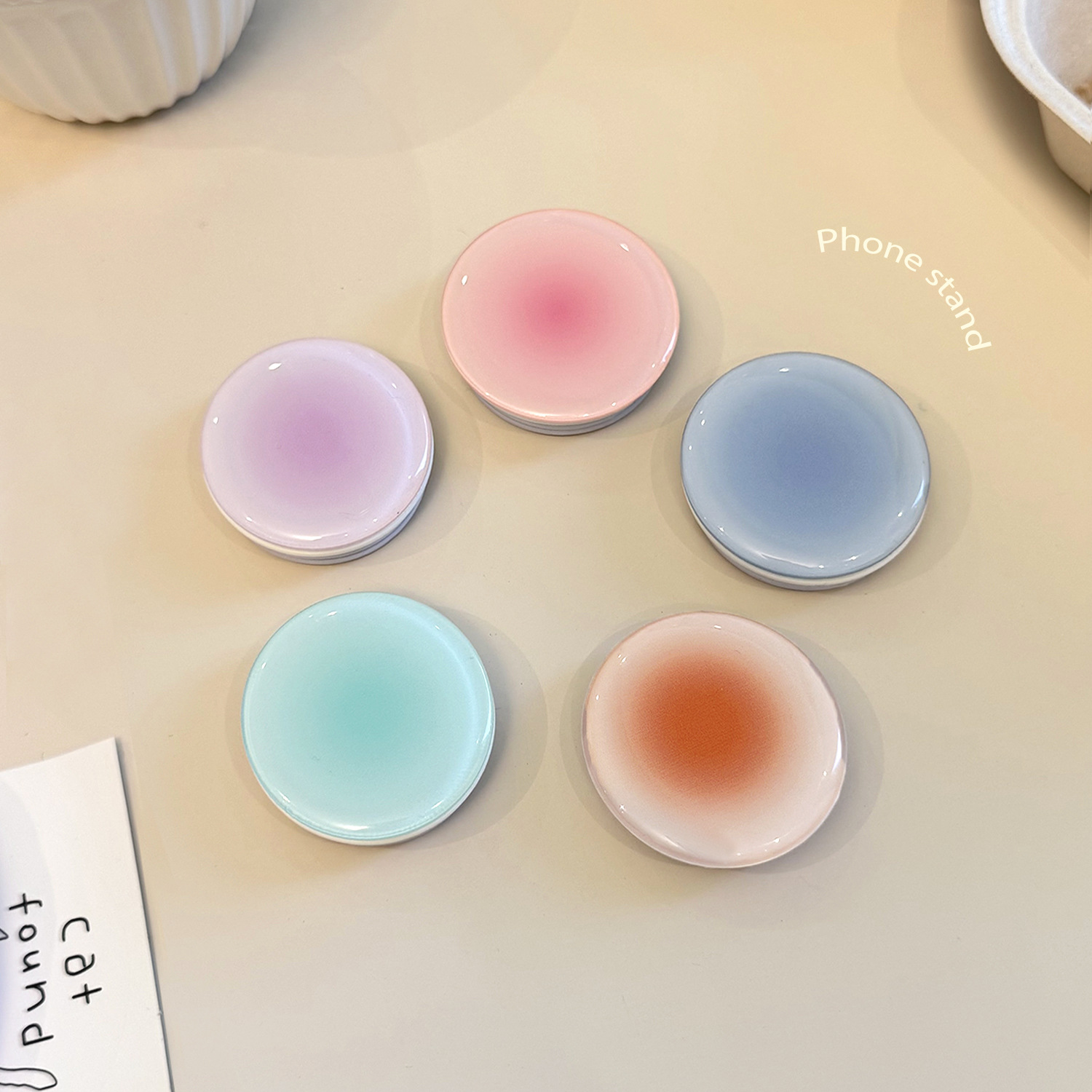 Ins Style Gradient Phone Grip  - Phone Accessories Items 评论和价格