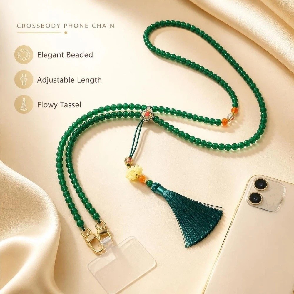 Beaded Crossbody Phone Chain C - Phone Accessories Hanger 评论和价格