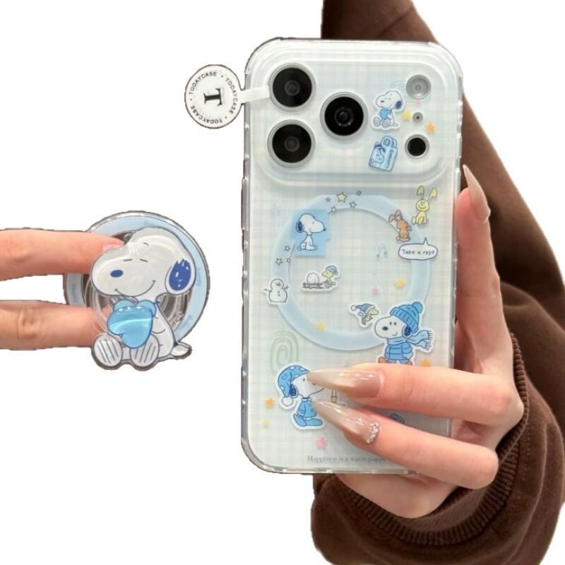 Snoopy Phone Case Kawaii Blue  - Phone Accessories From China 评论和价格