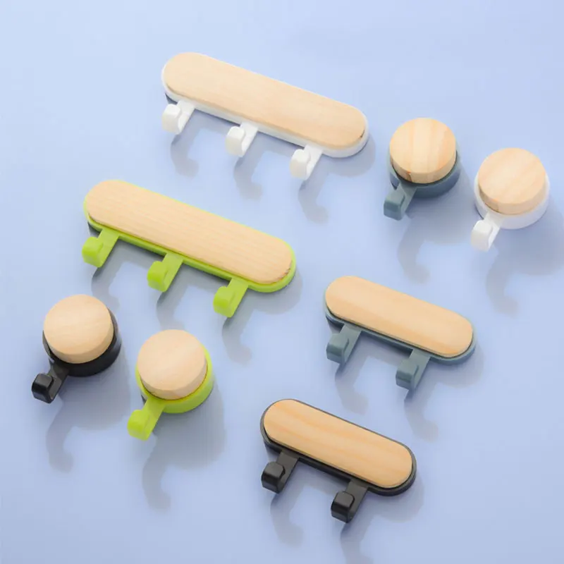 Wood Key Holder Hat Scarf Stor - Phone Accessories Hooks 评论和价格