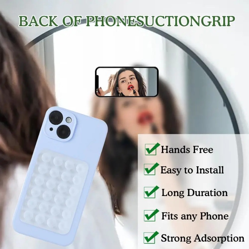 Silicone Suction Phone Holder  - Phone Accessories Hooks 评论和价格