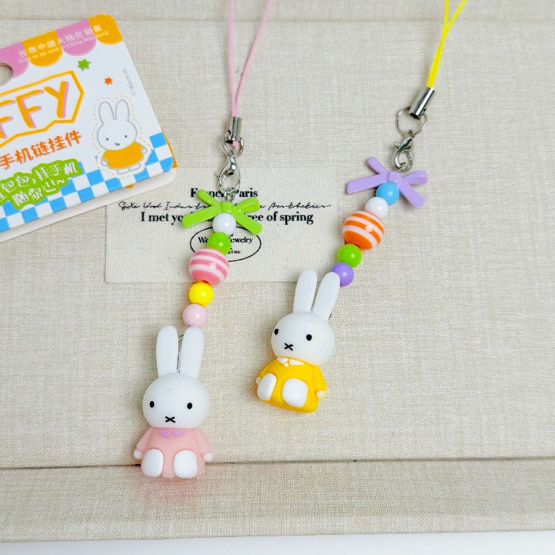 Kawaii Miffy Phone decor Cute  - Phone Accessories For Teen Girls 评论和价格