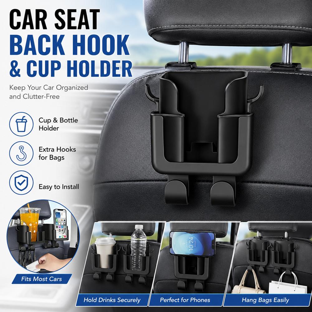 Car Seat Back Organizer Cup Ph - Phone Accessories Hooks 评论和价格