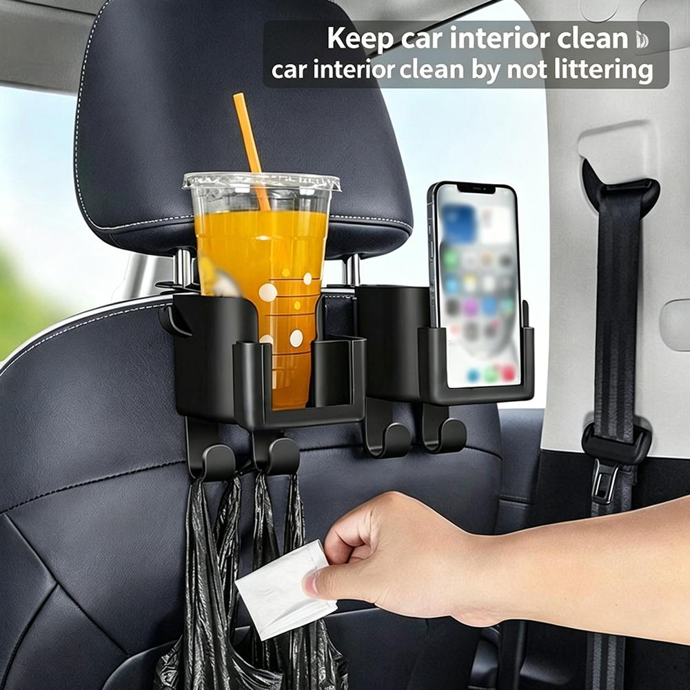 Car Seat Back Organizer Cup Ph - Phone Accessories Hooks 评论和价格